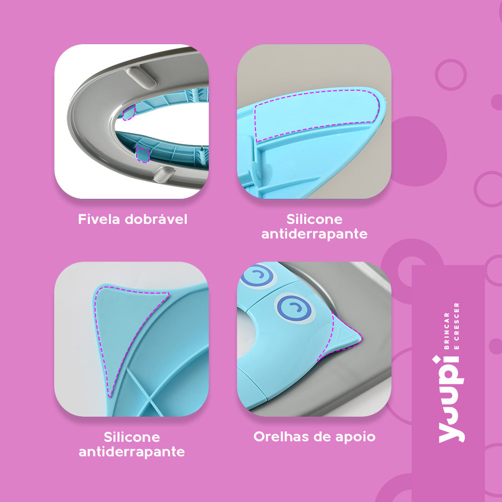 Assento Infantil para viagem dobrável Rosa Yuupi