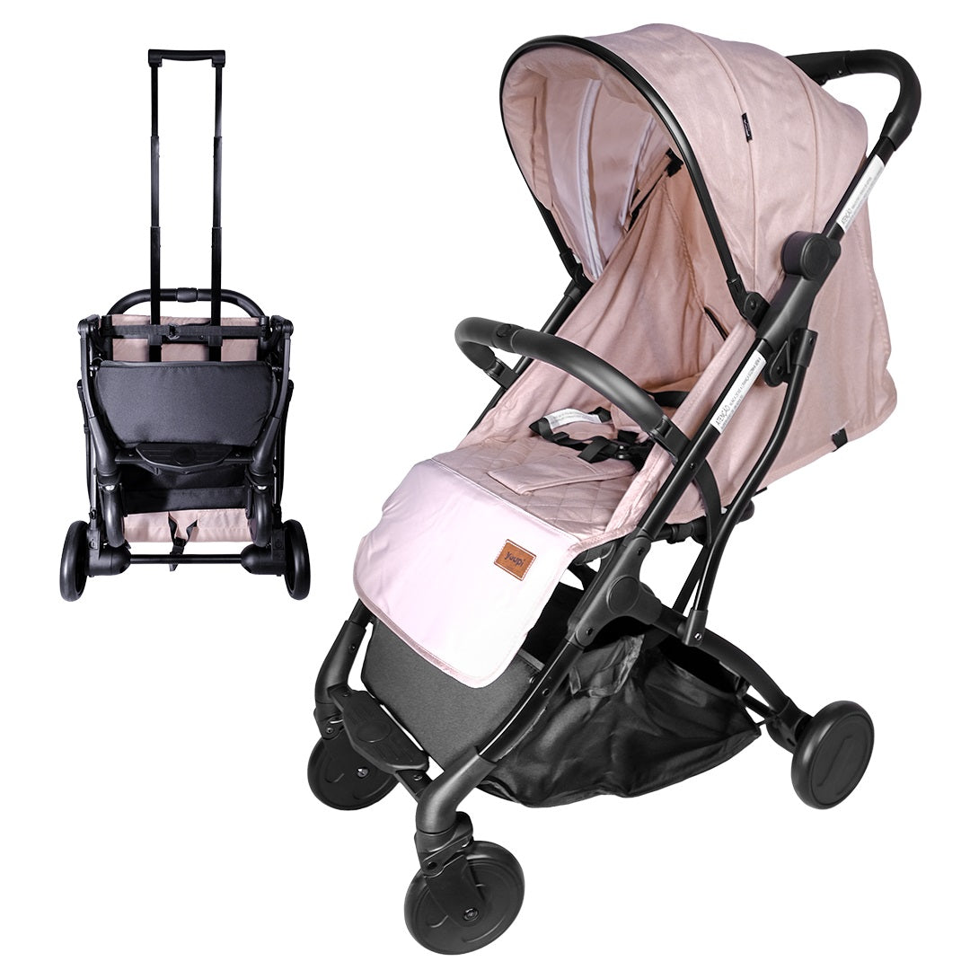 Carrinho De Bebê Portátil Para Viagem Aero Bege Yuupi