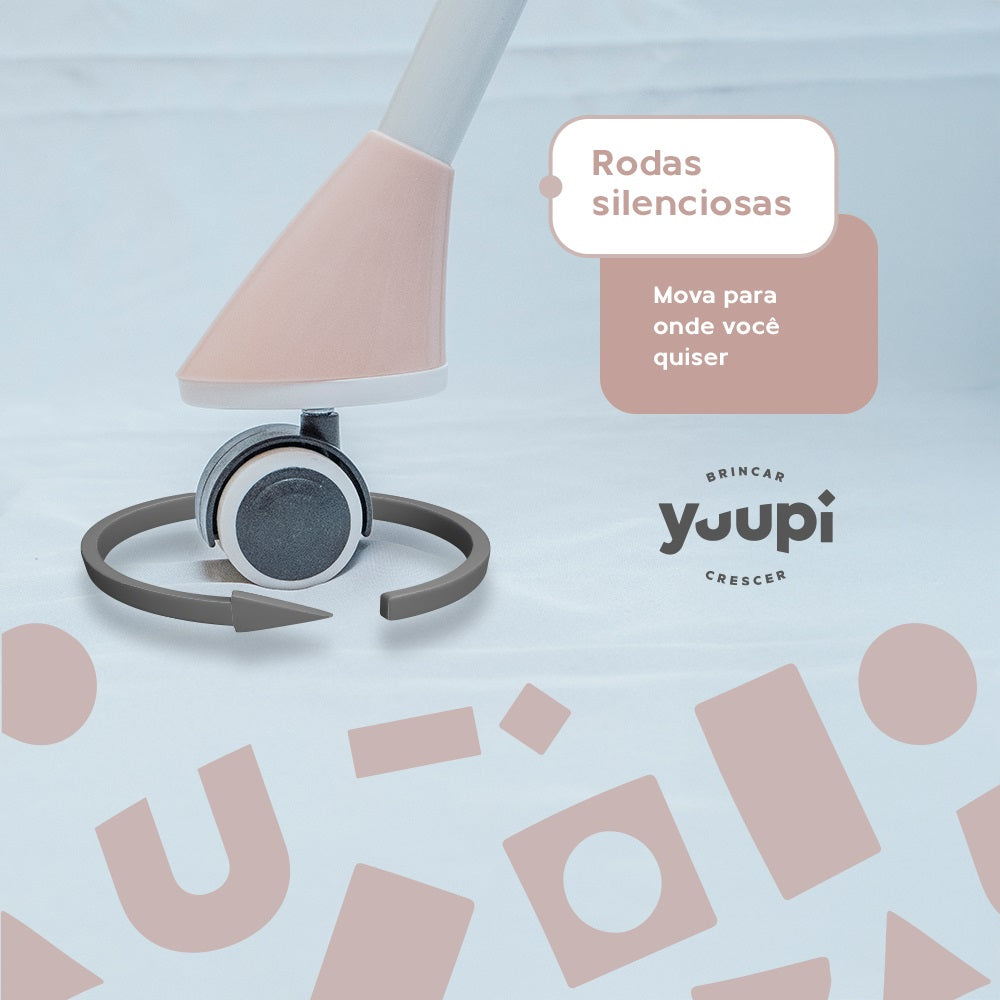 Cadeira de Alimentação para Bebês Rosa Yuupi