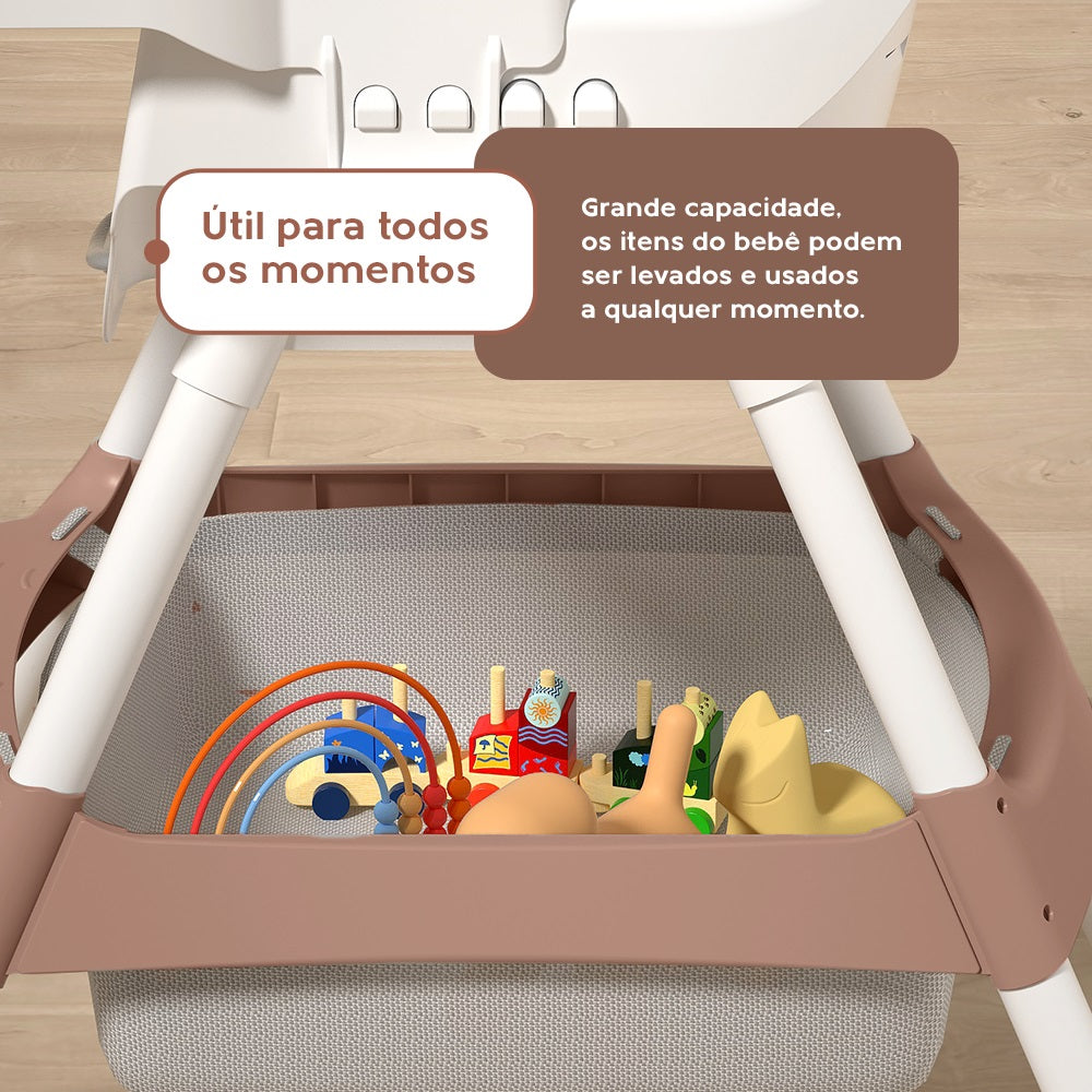 Cadeira de Alimentação para Bebês Marrom Yuupi