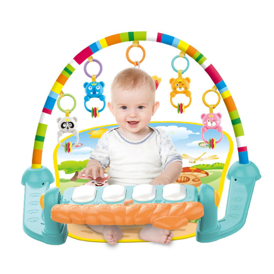 Tapete De Atividades Musical com Piano Floresta para Bebês Yuupi