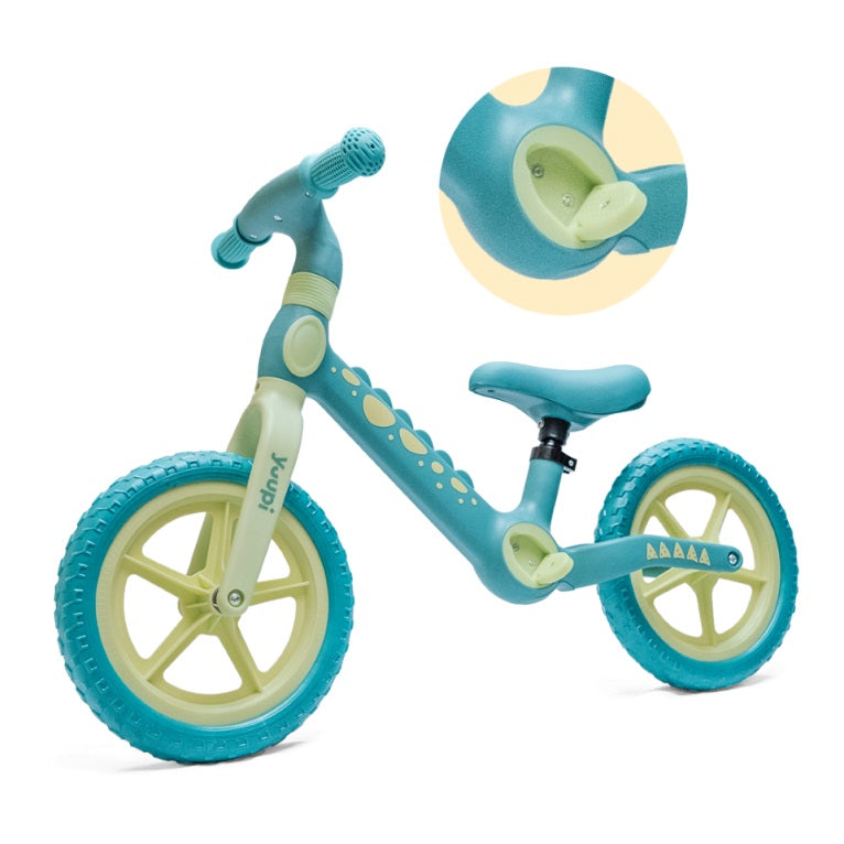 Bicicleta De Equilíbrio Sem Pedal Dino Verde Yuupi