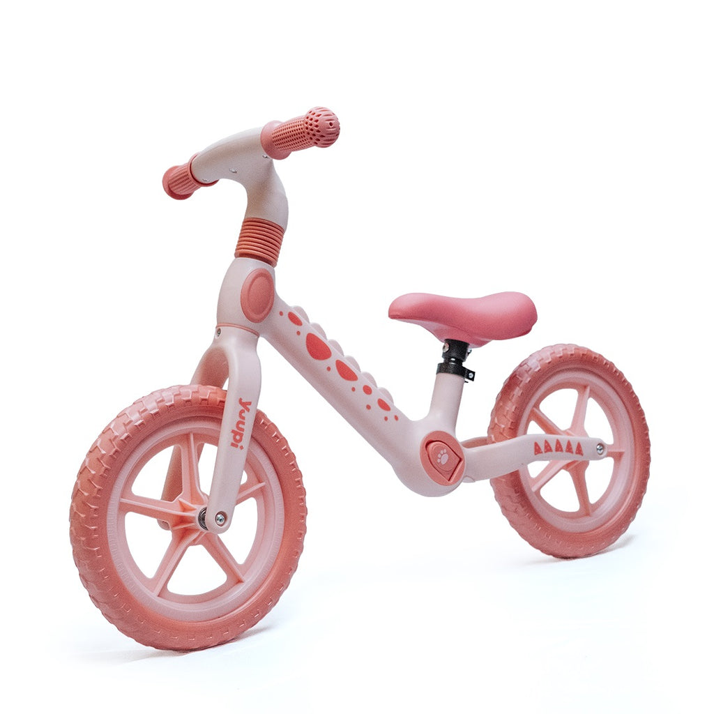 Bicicleta De Equilíbrio Sem Pedal Dino Rosa Yuupi