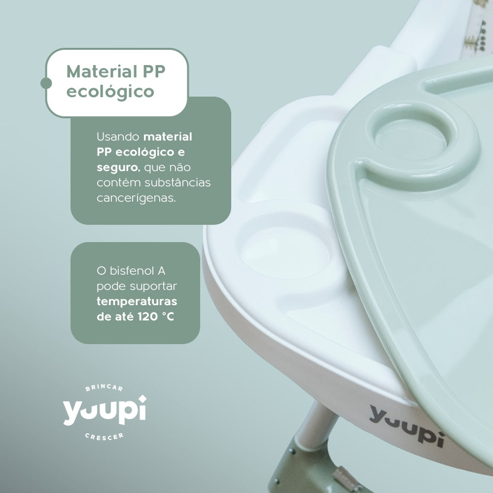 Cadeira de Alimentação para Bebês Verde Yuupi