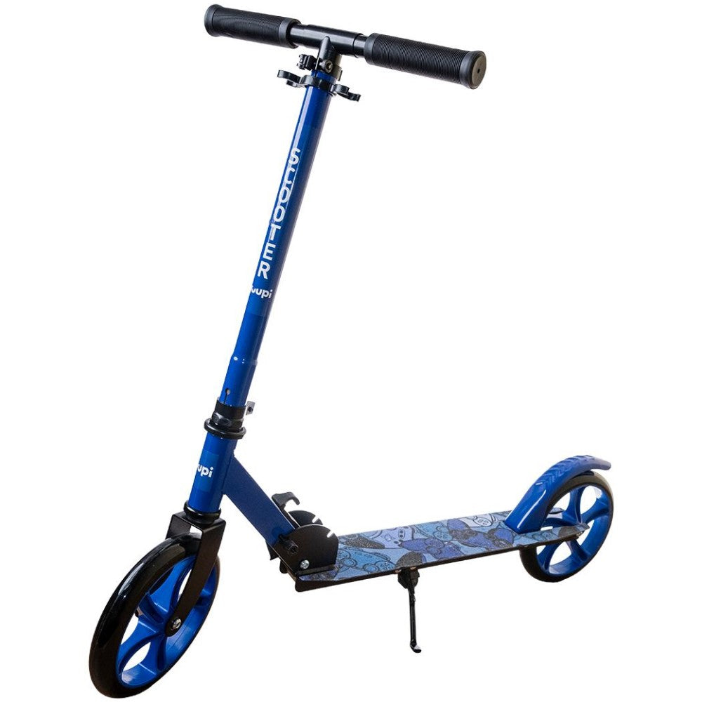 Patinete Juvenil Dobrável Com Descanso Azul Yuupi