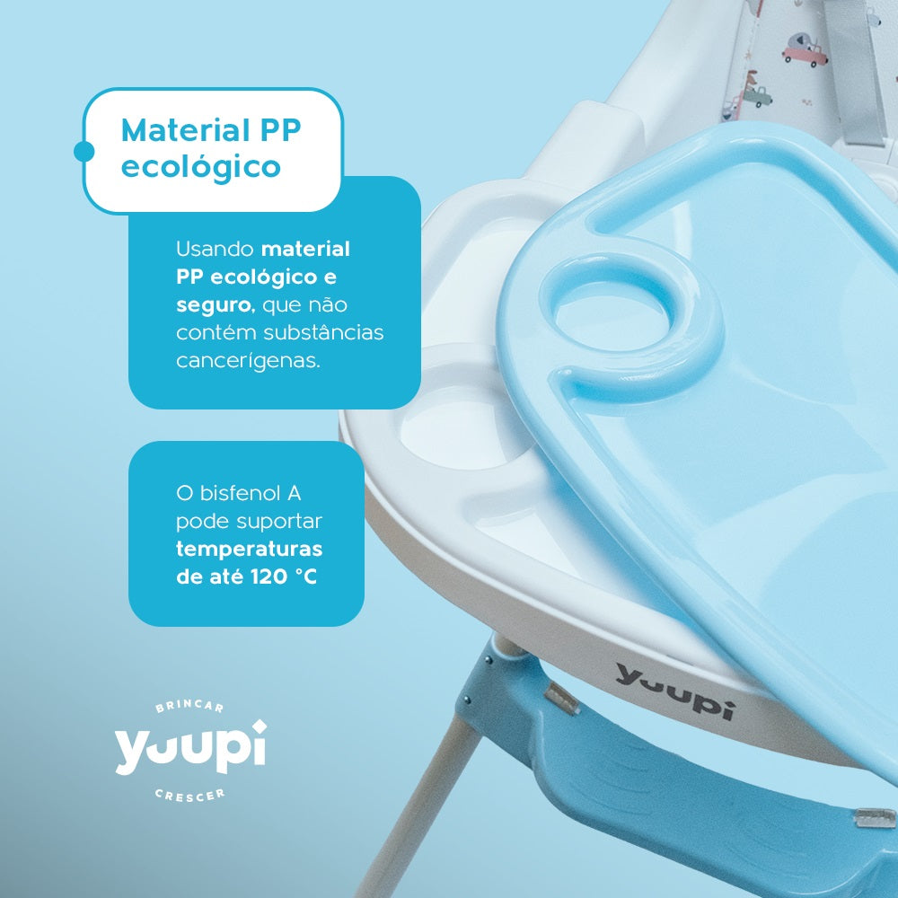 Cadeira de Alimentação para Bebês Azul  Yuupi