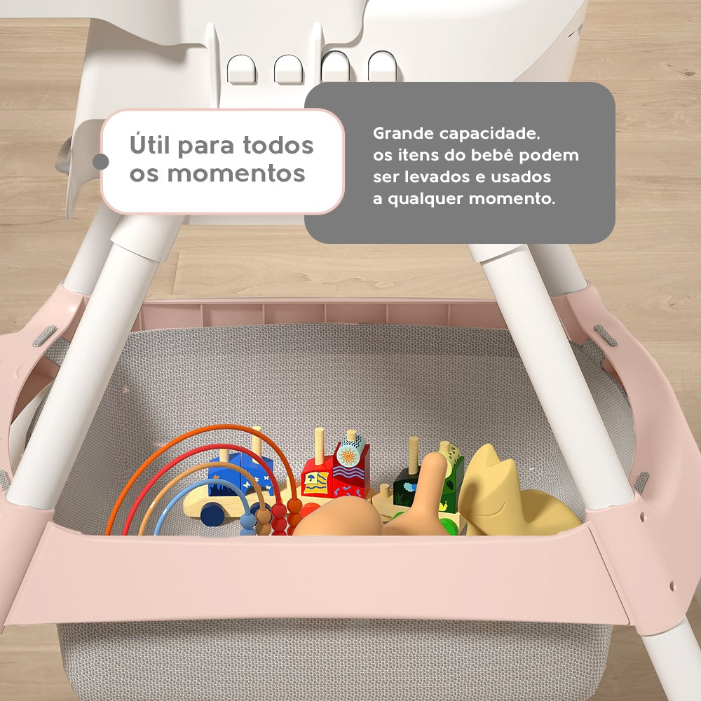 Cadeira de Alimentação para Bebês Rosa Yuupi