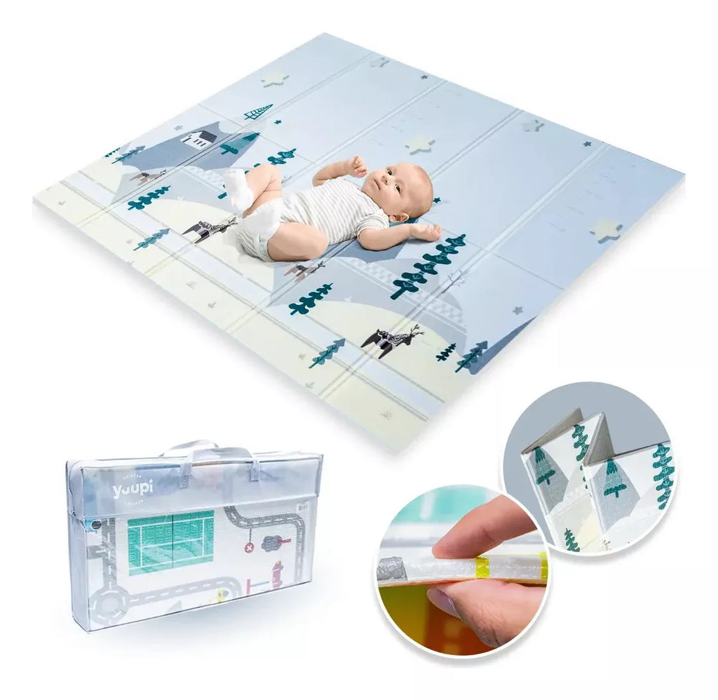 Tapete Infantil Macio Portátil Dupla Face 1cm Yuupi