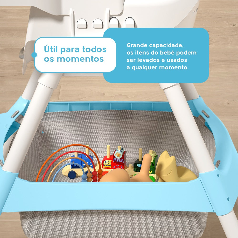 Cadeira de Alimentação para Bebês Azul  Yuupi
