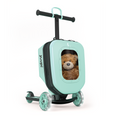 Patinete e Mochila Infantil 2 em 1 Verde Yuupi