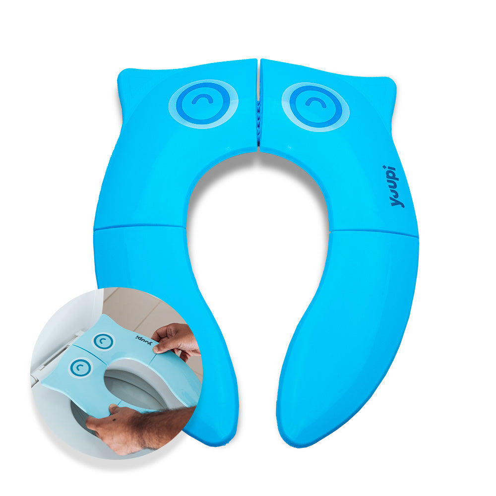 Assento Infantil para viagem dobrável Azul Yuupi