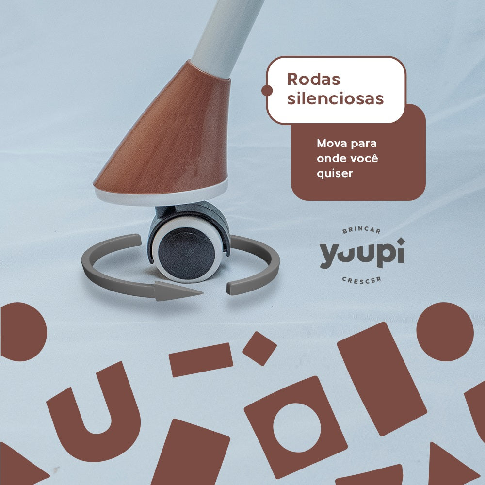 Cadeira de Alimentação para Bebês Marrom Yuupi