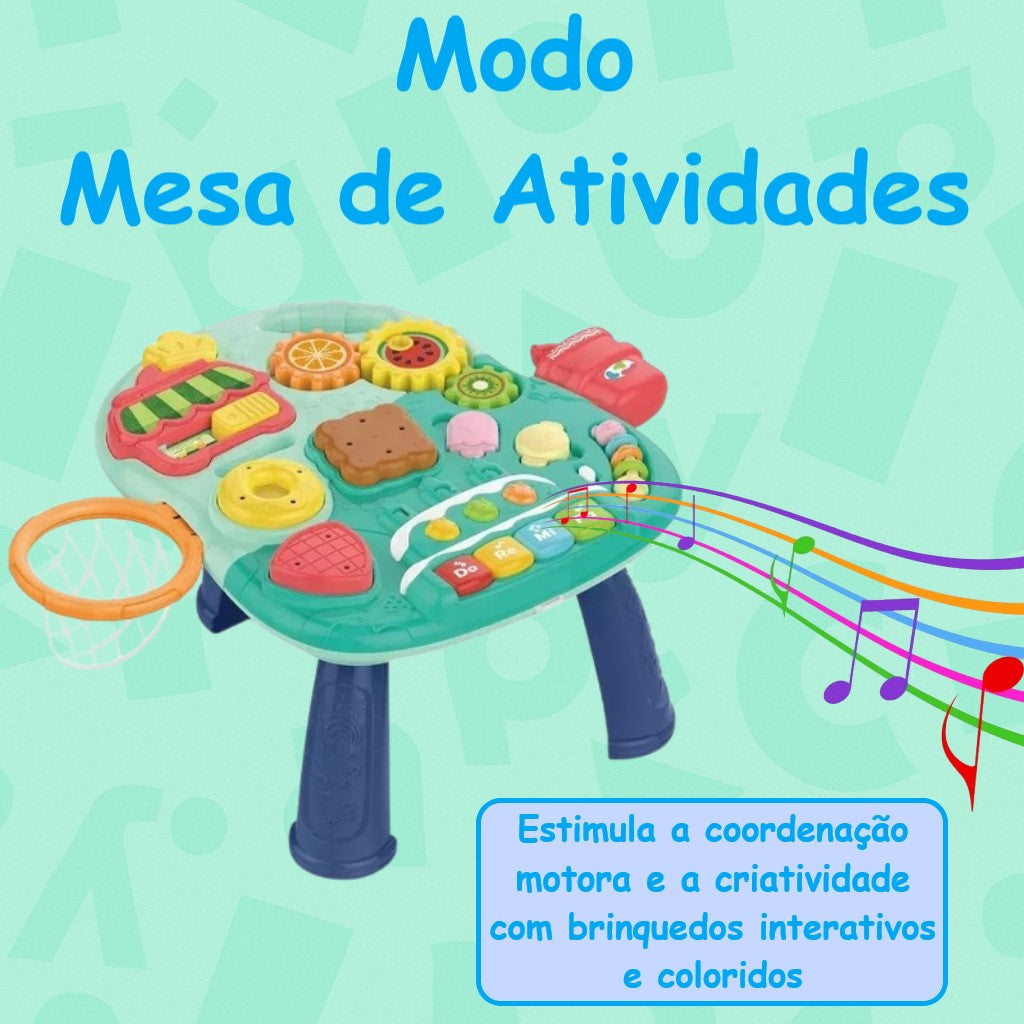 Andador Multifuncional 4 em 1 para Bebês Verde Yuupi