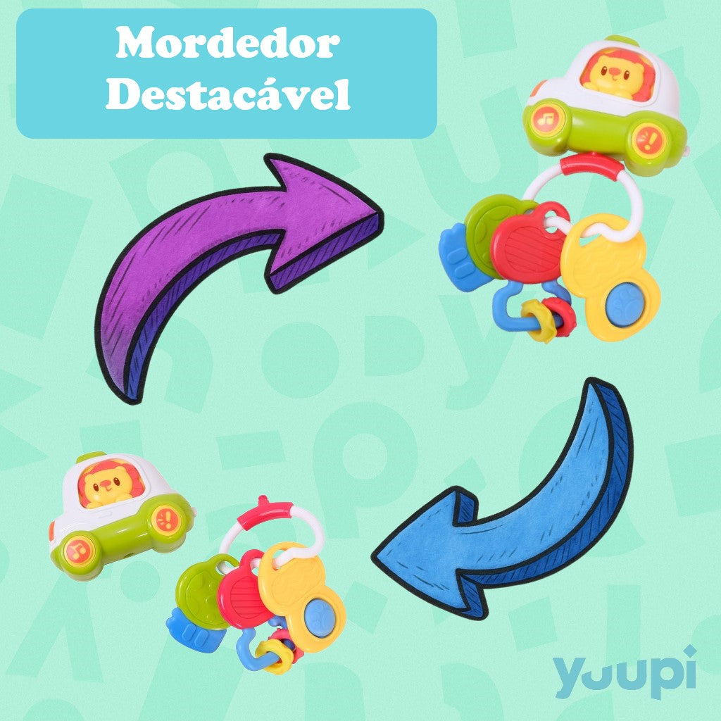 Kit com Brinquedos e Mordedores Yuupi