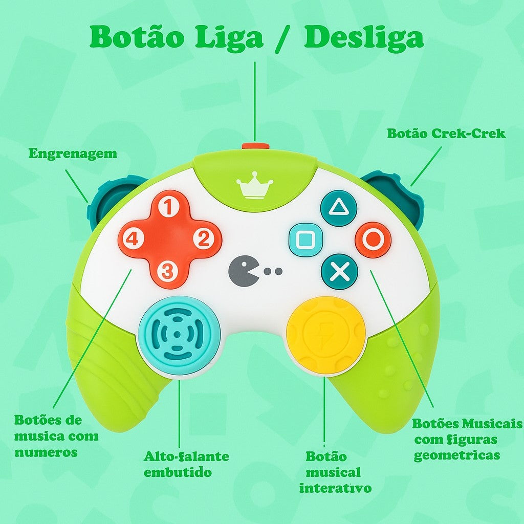 Controle Joystick Musical Interativo para Bebês Yuupi