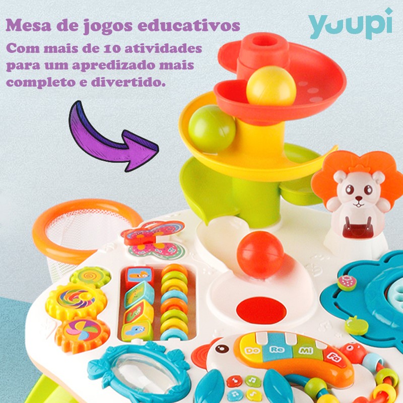 Mesa de Atividades Multifuncional para Bebês Yuupi