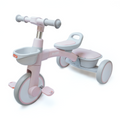 Triciclo Motoca Infantil Com Cestinho e Baú Rosa Yuupi