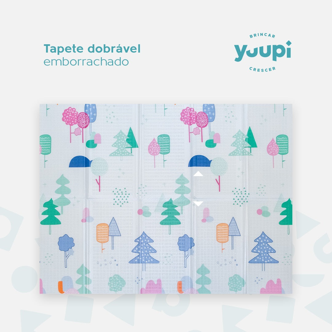 Tapete Infantil Macio Portátil Dupla Face 1cm Yuupi